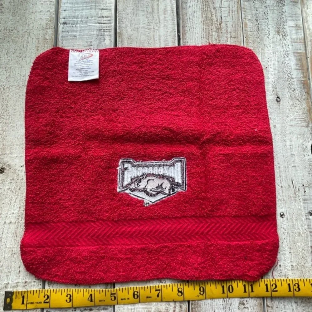 Arkansas College Sports Team Razorbacks Wash Cloth Go Hogs!!!
